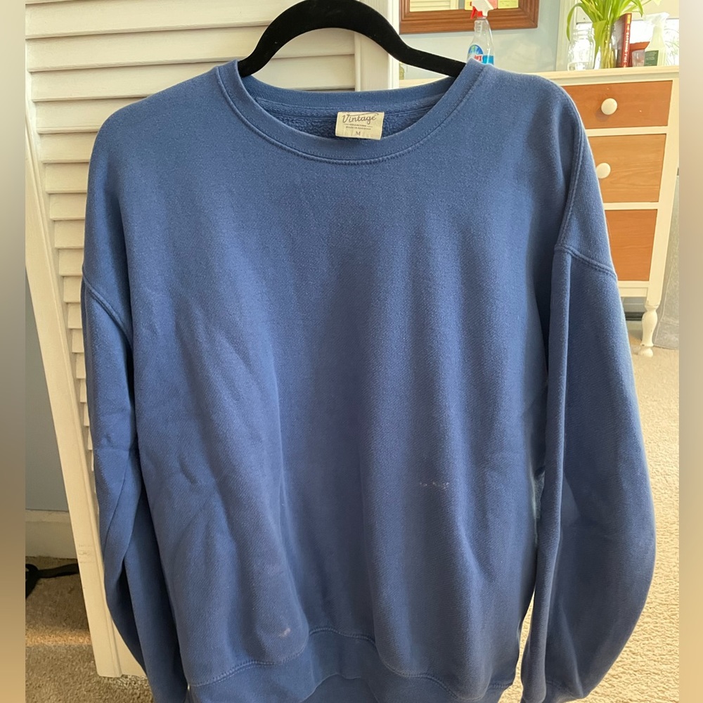 Blue Crew Neck